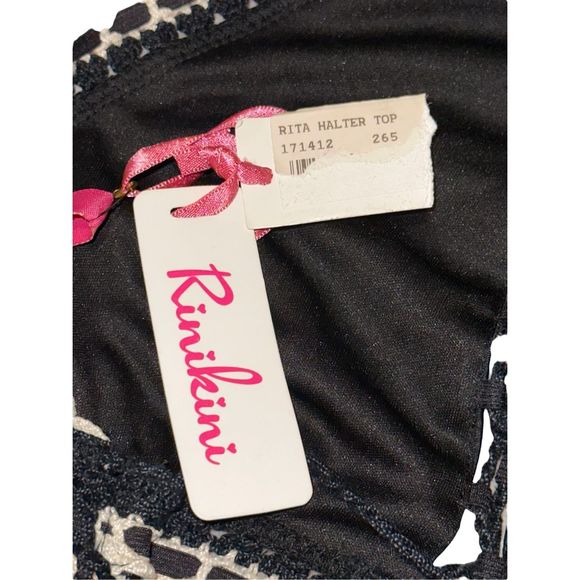 New Rinikini Crochet Halter Bikini Top Medium - Picture 8 of 9